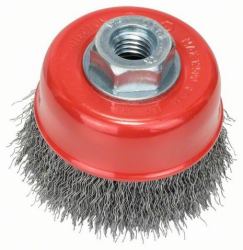 Bosch 2 608 622 098 Roue de fil et brosse en fil d'acier Brosse coupe 7,5 cm (Bosch trÃ¥dkopbÃ¸rste - for metal)