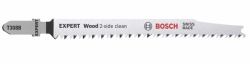 Bosch EXPERT ‘WOOD 2-SIDE CLEAN’ T 308 B Lames de scie sauteuse Acier fin au carbone 25 pièce[s] (Bosch Expert Wood 2-side clean T308 B)