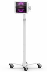 Compulocks Rise Freedom Extended Blanc Tablette Panier multimédia (iPad Pro 12.9" [3-6th Gen] - Space Enclosure Medical - Rolling Cart Extended White - Warranty: 24M)