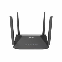 ASUS RT-AX52 AX1800 AiMesh wireless router Gigabit Ethernet Dual-band [2.4 GHz / 5 GHz] Black (Ax1800 Aimesh Wireless Router - Gigabit Ethernet Dual-Band - [2.4 Ghz / 5 Ghz] Black - Warranty: 12M)