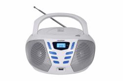 Blaupunkt BB7-WH Système stéréo portable Numérique 2,4 W FM Gris Lecture de MP3 