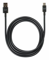 Mobilis 020013 câble USB 1 m USB A USB C 0,48 Gbit/s 10 W Noir 