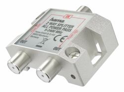 Hama 00205231 cable splitter/combiner Silver (Hama 00205231 kabelsplitter eller -sam)