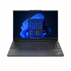 Lenovo ThinkPad E16 Gen 1 [Intel] Intel® Core™ i3 i3-1315U Laptop 40.6 cm [16"] WUXGA 8 GB DDR4-SDRAM 256 GB SSD Wi-Fi 6 [802.11ax] Windows 11 Pro UK English Black (Lenovo)