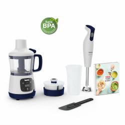 Tefal Yummy Gourmet HB55W4 0.8 L Cooking blender 600 W White (Tefal HB55W Yummy Gourmet Blender and Stand Mixer blue/white)