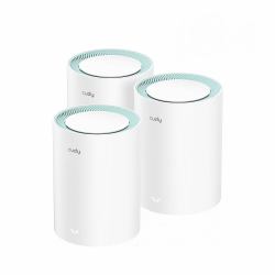 Cudy M1300 3-PACK système Wi-Fi maillé Bi-bande [2,4 GHz / 5 GHz] Wi-Fi 5 [802.11ac] Blanc 2 In...