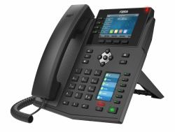 fanvil X5U V2 téléphone fixe Noir 16 lignes LCD 