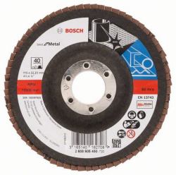 Bosch 2 608 605 450 accessoire pour meuleuse d'angle (Bosch Best for Metal X571 - flapdisk -)