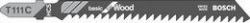 Bosch Lames de scie sauteuse T 111 C Basic for Wood (Bosch Basic for Wood T 111 C - stiksav)