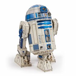 4D Build , Star Wars R2-D2 Cardstock Model Kit 201 Pcs | Star Wars Toys Desk Decor | Building Toys | 3D Model Kits for Adults & Teens 12+ (FDP FAP SW R2D2 GML)