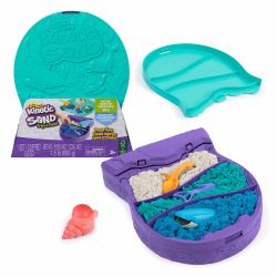 Kinetic Sand , Project Planet Deep Sea with 24oz Play Sand & Sea Creature Tools, Sustainably Minded Eco Friendly Materials, Sensory Toys for Kids (Kinetic Sand Project Planet Deep Sea)