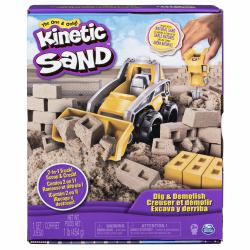 Kinetic Sand , Dig N' Demolish Playset with 1lb Play Sand & Toy Truck, Sensory Toys for Kids Ages 5 and up (Kinetic Sand 6044178 Kunst- og hÃ¥ndvÃ¦r)