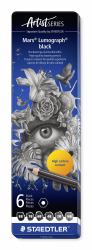 Staedtler Mars Lumograph black Multi 6 pièce[s] (Staedtler Mars Lumograph black Flere 6)