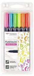 Tombow WS-BH-6P stylo de calligraphie Multicolore (Tombow WS-BH-6P kalligrafipen Flerfarv)