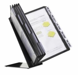 Durable 557001 porte-documents pivotant mural Bureau Portrait A4 (Durable VARIO TABLE 10 A4 Black)
