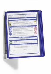 Durable 5551-07 porte-documents pivotant mural Portrait A4 (Durable VARIO WALL 5 A4 Dark Blue)