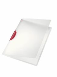 Esselte 41750025 protège documents Polycarbonate, Polypropylène [PP] Rouge, Translucide (Esselte 41750025 omslag til rapport Po)