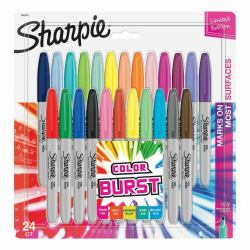 Sharpie Fine marqueur 24 pièce[s] Pointe fine Multicolore (Sharpie Fine speedmarker 24 stk Fin sp)