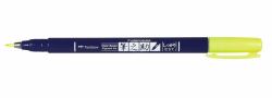 Tombow Fudenosuke stylo de calligraphie Jaune 1 pièce[s] (Tombow Fudenosuke kalligrafipen Gul 1)