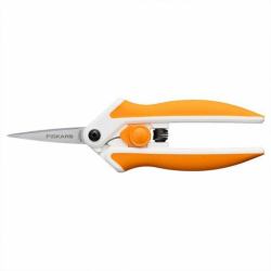 Fiskars 1070029 ciseaux à bouts ronds Ciseaux pour loisirs créatifs Découpe de forme + découpe droite Orange, Blanc (Fiskars 1070029 saks til kontorartikel)