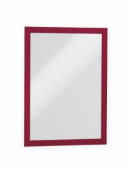 Durable DURAFRAME cadre magnétique A4 Rouge (Durable DURAFRAME Adhesive A4 Red [10])