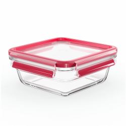 EMSA CLIP & CLOSE N10414 Square Box 0.8 L Transparent 1 pc[s] (CLIP & CLOSE Glas-Frischhaltedose 0,8)