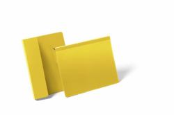 Durable 172204 porte étiquettes 50 pièce[s] (Durable Hanging Pocket A5 Yellow [50])