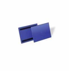 Durable 174307 porte étiquettes 50 pièce[s] (Durable Magnetic Pocket A5 Blue [50])