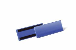 Durable 175707 cadre magnétique (Durable Magnetic Pocket 210x74mm Blue [50])