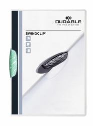 Durable Swingclip protège documents Polypropylène [PP] Vert (Durable SWINGCLIP A4 Folder Dark Green [25])
