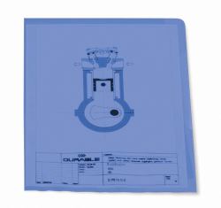 Durable 2337 protecteur de feuilles 210 x 297 mm [A4] Polypropylène [PP] 100 pièce[s] (Durable STANDARD Pockets 100 Blue [100])