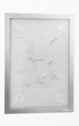 Durable DURAFRAME Wallpaper A4 Support de panneau Argent (Durable DURAFRAME Wallpaper A4 Silver)