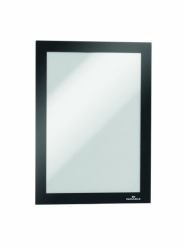 Durable Duraframe cadre magnétique A5 Noir (Durable DURAFRAME Adhesive A5 Black [10])
