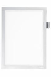Durable duraframe magnetisch kader Note A4, zilver sous-mains Argent (Duraframe Magnetisch Kader - Note A4, Zilver Desk Pad - Silver - Warranty: 12M)