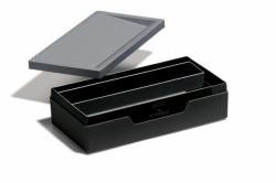 Durable Varicolor module de classement de bureau Plastique, Caoutchouc Charbon de bois (Durable VARICOLOR JOB CASE Charcoal)