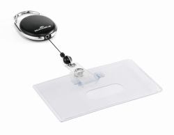 Durable Porte-badge avec enrouleur STYLE (Durable STYLE Badge Reel ID Holder Black)