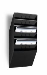 Durable 1709785060 Présentoir à livres Noir (Durable FLEXIBOXX 2 A4 Landscape Black [6])