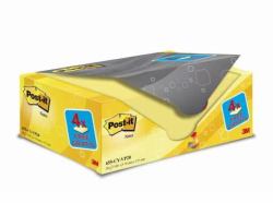 3M 7100172334 Post-it Rectangle Jaune 100 feuilles Auto-adhésif (Post-itÂ® Notes Canary Yellow 76 mm x 127 mm Promo Pack 100 Sheets/Pad 16 + 4 FREE Pads/Pack 100% PEFC SGSCH-PEFC-COC-110078)