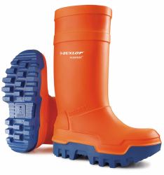 Dunlop PUROFORT THERMO+ WELLINGTON ORG 12 (Dunlop Purofort Thermo+ Full Safety Wellington Orange 12)