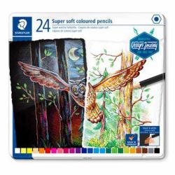 Staedtler 149C Multicolore 24 pièce[s] (Farveblyant Super soft i tinÃ¦ske ass [)