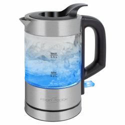ProfiCook PC-WKS 1228 G electric kettle 0.5 L 1600 W Black, Stainless steel (warehouse 3----Prof Wasserkocher PC-WK)