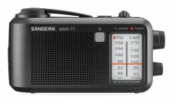 Sangean MMR-77 Portable Analog Black (Sangean MMR-77 BÃ¦rbar Analog Sort)
