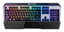 COUGAR Attack X3 RGB clavier Gaming USB Noir, Argent 