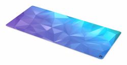 ENDORFY Crystal Blue XL Tapis de souris de jeu Noir, Bleu 