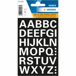 HERMA Letters 15 mm A-Z, weatherproof film white (Herma etiket Vario bogstaver A-Z 15mm)