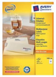 Avery 3484-200 étiquette auto-collante Blanc 3200 pièce[s] (Self-Adhesive Label White - 3200 Pc[S] - Warranty: 12M)