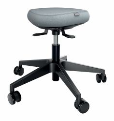 Leitz 65770095 chaise et fauteuil de bureau Siège rembourré (Leitz Ergo Active Sitting Stool with Wheels and Wobble Comfort Seat)