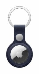 Apple AirTag FineWoven Key Ring – Navy (Apple - Case for airtag - stainless steel, microtwill - navy - for AirTag)