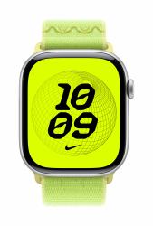 Apple MGD24ZM/A accessoire intelligent à porter sur soi Bande Jaune Nylon, Polyester, Spandex (*46MM VOLT SPLASH NIKE SPORT LOOP)