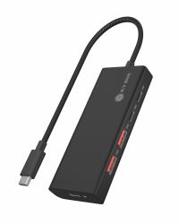 ICY BOX IB-HUB1436-CPD Avec fil USB 3.2 Gen 2 [3.1 Gen 2] Type-A Noir 